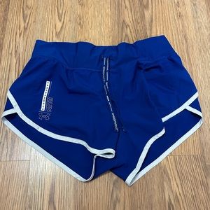 Women’s under armor workout shorts, size medium